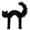 Tinsel Scaredy Cat Decoration, Black, 15", Halloween by Way To Celebrate