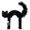 Tinsel Scaredy Cat Decoration, Black, 15", Halloween by Way To Celebrate