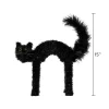 Tinsel Scaredy Cat Decoration, Black, 15", Halloween by Way To Celebrate