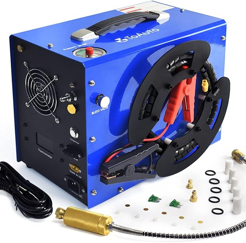 TOAUTO Portable PCP Air Compressor 4500 PSI / 30 MPa, 0.5 liters - A3