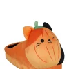 Toddler, Little & Big Kids Squishmallows Cam the Cat Orange Pumpkin Halloween Slipper