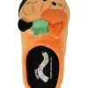 Toddler, Little & Big Kids Squishmallows Cam the Cat Orange Pumpkin Halloween Slipper
