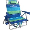 Tommy Bahama 2-Pack Backpack Beach Chairs With Storage Pouch And Towel Bar