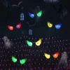 Toodour Halloween Ghost Eyes Lights, 10 LED Battery Halloween Lights with RGB Flashing Eyes, Waterproof Spooky Eyeball H