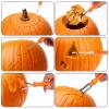 Topsome Halloween Pumpkin Carving Kit, 12 Pcs Professional Heavy Duty Pumpkin Carving Set, Stainless Steel Double-side S