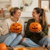 Topsome Halloween Pumpkin Carving Kit, 12 Pcs Professional Heavy Duty Pumpkin Carving Set, Stainless Steel Double-side S