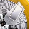 Tornado 24 Inch High Velocity 3-Speed Drum Air Circulator Fan, 7800 CFM, Yellow - HI-FAN-DRUM24-1P