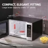 TOSHIBA 4-in-1 Countertop Microwave Oven, 1.5 Cu Ft, 1000W, Silver - ML-EC42P(SS)