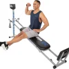 Total Gym Full Body Workout System, 8 Resistance Levels, Black - APEX