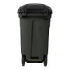 Toter 32 Gallon Green Trash Can With Quiet Wheels And Attached Lid - ANA32-55410