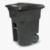 Toter 96 Gallon Trash Can With Smooth Wheels And Lid