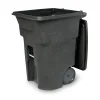 Toter 96 Gallon Trash Can With Smooth Wheels And Lid
