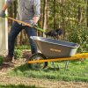 True Temper Residential Steel Wheelbarrow, 6 cu ft