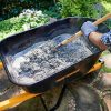 True Temper Steel Wheelbarrow 6 cu. ft. With Never Flat Tire And Steel Handles - R6STFFEC
