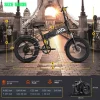 TST Foldable Electric Bike, 20in 4.0 Fat Tire, 48V 13Ah, 750W, Black - Buddy Pro