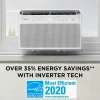 Midea U-Shaped Inverter Window Air Conditioner 12,000 BTU, White - MAW12V1QWT-cr