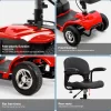 UltraLite 4-Wheel Mobility Scooter, Portable, Lightweight, 14-Mile Range - A898