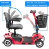 UltraLite 4-Wheel Mobility Scooter, Portable, Lightweight, 14-Mile Range - A898