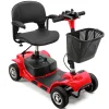 UltraLite 4-Wheel Mobility Scooter, Portable, Lightweight, 14-Mile Range - A898