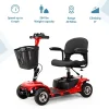 UltraLite Portable 4-Wheel Mobility Scooter - A898, 14-Mile Range