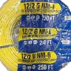 Unbranded* NM-B Indoor Electrical Copper Ground Cable, 250-Ft, 12-2 AWG, White