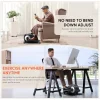 Electric Under Desk Elliptical Foot Pedal Exerciser With Control