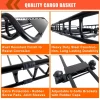Universal Rooftop Roof Rack Carrier Basket, 51 in x 36 in x 5 in, 200 lb Capacity
