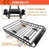 Universal Rooftop Roof Rack Carrier Basket, 51 in x 36 in x 5 in, 200 lb Capacity