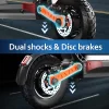 Adult Electric Scooter, 37 MPH, Dual 1000W Motors, 60V 18 Ah - S10-S