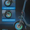 URBANMAX C1 Electric Scooter With Seat, 450W Motor, 22 Mile Range, 12 Inch Tires, Black