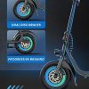 URBANMAX Electric Scooter With Seat, 450W, 22 Miles, Black - C1