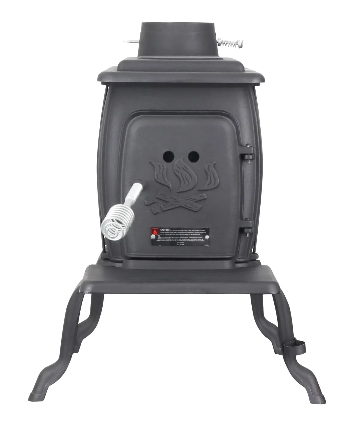 US Stove Cast Iron Wood Stove, 900 Sq. Ft. - US1269E