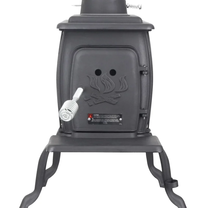 US Stove Cast Iron Wood Stove, 900 Sq. Ft. - US1269E