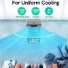 VAGKRI Evaporative Air Cooler, 2100CFM, 8 Gallon, White