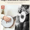 Vangoa 5-String 38 Inch Resonator Banjo Kit, Brown - VBJ-40
