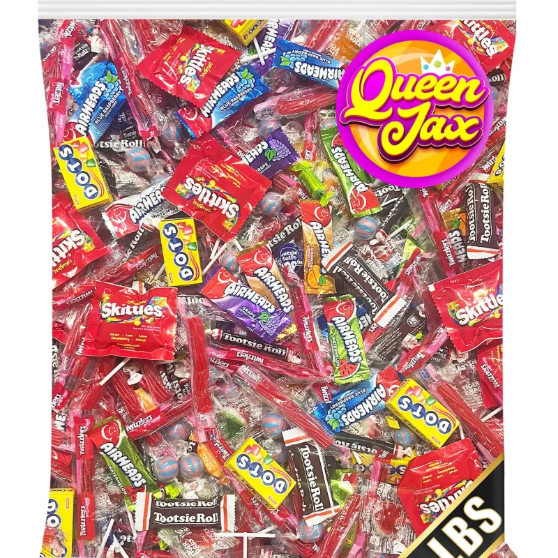 Variety Candy Pack - 2 LB Assorted Party Mix - Individually Wrapped Bulk - Pinata Mix - Deluxe Queen Jax Candy Assortmen