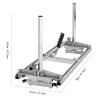 VEVOR Chainsaw Mill, Galvanized Steel, 14-36 in Guide Bar, 0.2-11.81 in Cutting Thickness