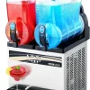 VEVOR Commercial Slushy Machine, 15Lx2 Double Tank, 120 Cups, Stainless Steel