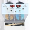 VEVOR Commercial Slushy Machine, 15Lx2 Double Tank, 120 Cups, Stainless Steel