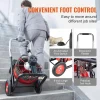 VEVOR Drain Cleaner Machine 100FT x 1/2 Inch, 550W, 8 Cutters, Red + Black