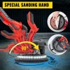 VEVOR Electric Drywall Sander 850W With LED Strip Light, Vacuum Bag And Telescope Handle