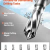 VEVOR Magnetic Drill Press 1450W, 2 in Boring Diameter, 2878 lbf, 6 Coring Bits - MDP-50