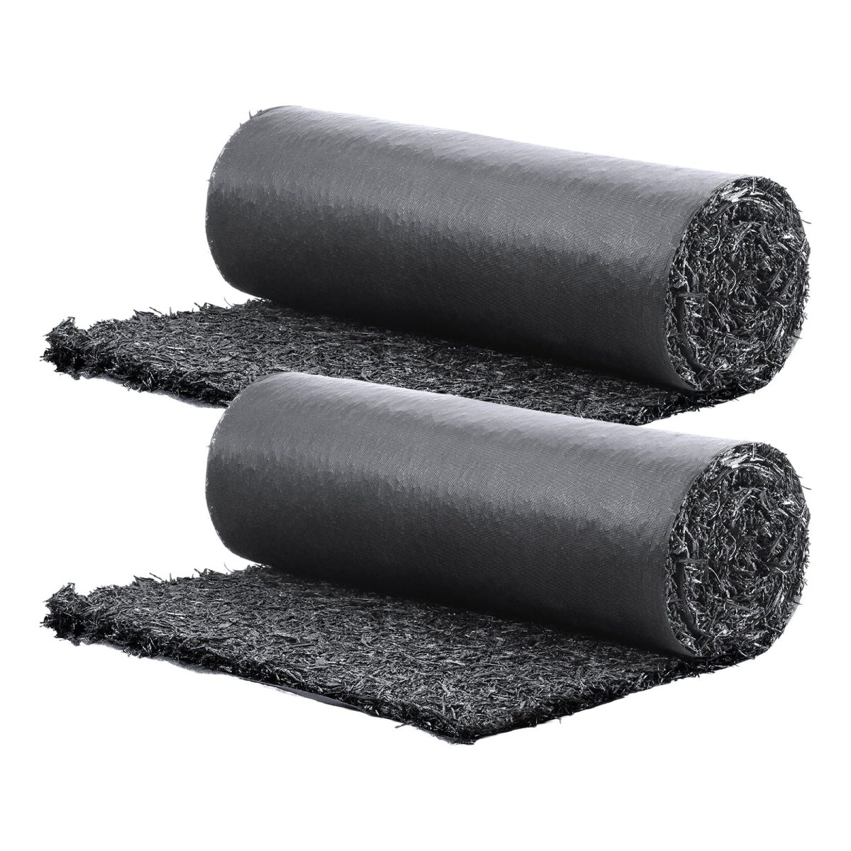 VEVOR Rubber Mulch Mat, 2 Rolls, 96 x 22 inch, Black - HJ6002