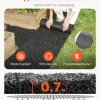 VEVOR Rubber Mulch Mat, 2 Rolls, 96 x 22 inch, Black - HJ6002