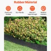 VEVOR Rubber Mulch Mat, 2 Rolls, 96 x 22 inch, Black - HJ6002