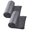 VEVOR Rubber Mulch Mat, 2 Rolls, 96 x 22 inch, Black - HJ6002