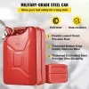 VEVOR Steel Jerry Fuel Can 5.3 Gallon/20 L, 2 Count, Red - 2X20LRED