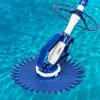 VINGLI Automatic Swimming Pool Vacuum Cleaner With 33FT Hoses, Navy Blue & White - Pool Cleaner 277