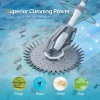 VINGLI Automatic Swimming Pool Vacuum Cleaner With 33FT Hoses, Navy Blue & White - Pool Cleaner 277