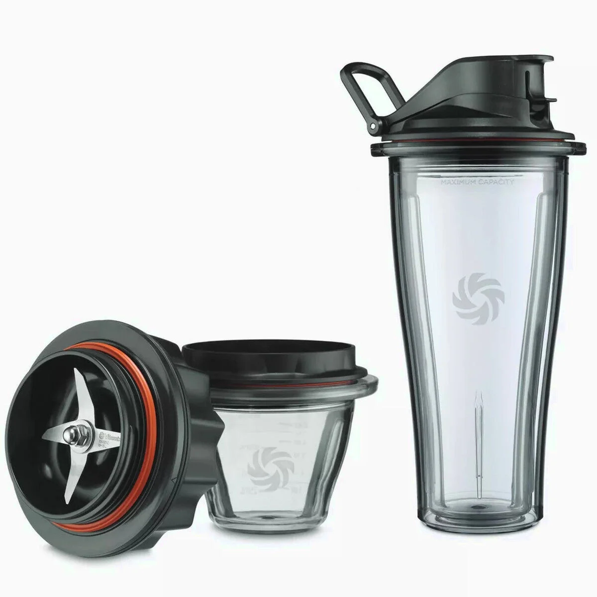 Vitamix Blending Cup & Bowl Starter Kit - Black, 5-Piece, Self-Detect, BPA-Free